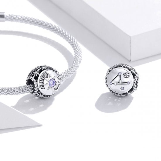 Birthstone Zodiac Bead Charm