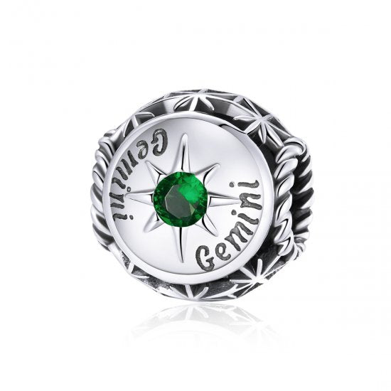 Birthstone Zodiac Bead Charm