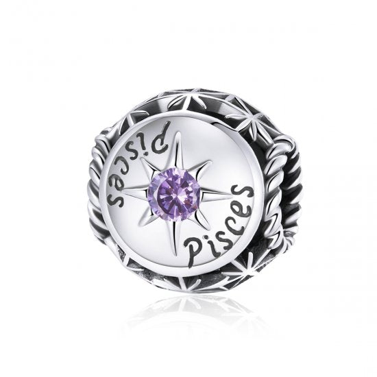 Birthstone Zodiac Bead Charm
