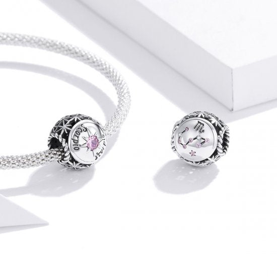 Birthstone Zodiac Bead Charm