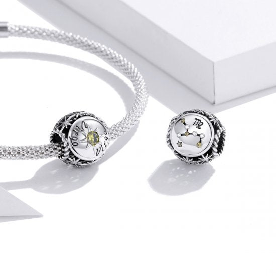 Birthstone Zodiac Bead Charm