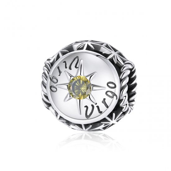 Birthstone Zodiac Bead Charm
