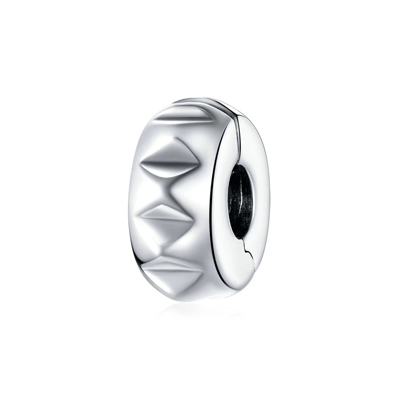 Pandora Compatible Plain Patterned Clip Be Fabulous Jewellery