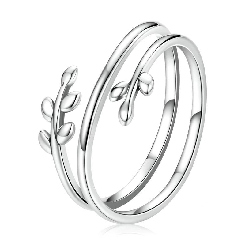 Leaves Adjustable Ring