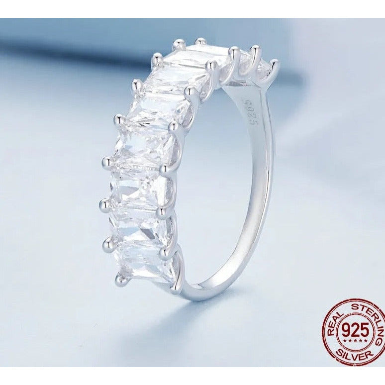 Round CZ Anniversary Band