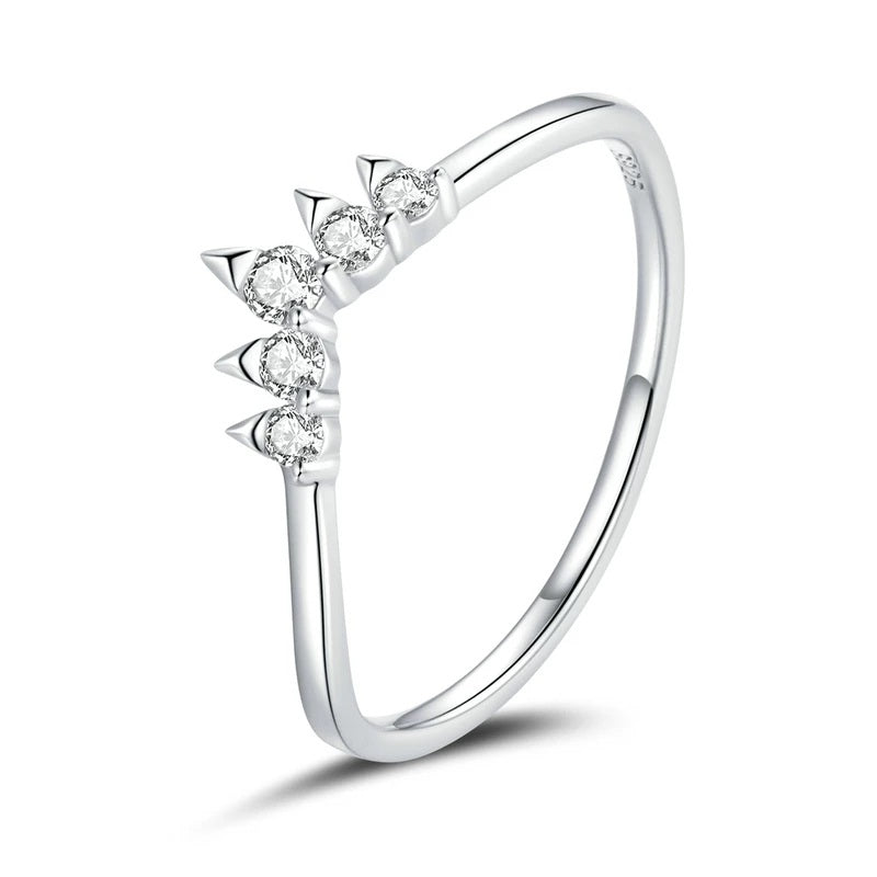 CZ Crown Ring
