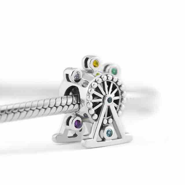 Colourful FERRIS WHEEL Bead Charm