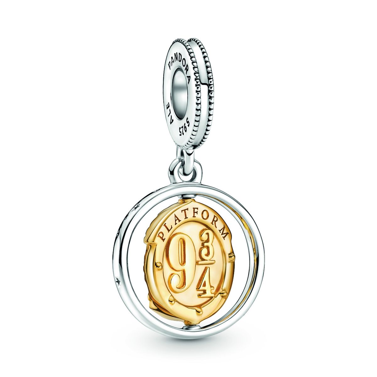 Gold Plated Platform 9 3/4 Dangle Charm