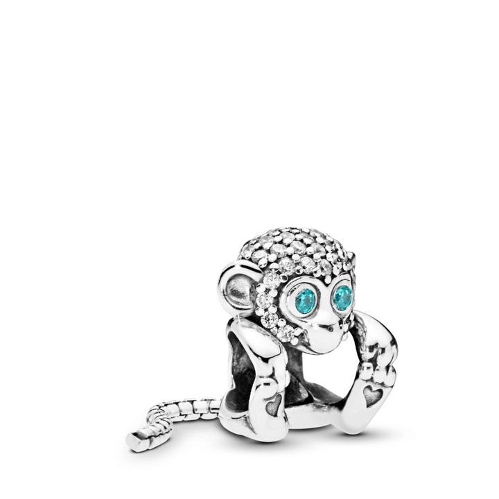 Sparkling Monkey Bead Charm