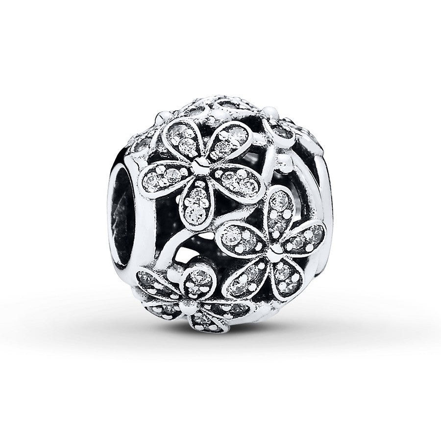 Daisy CZ Ball Charm