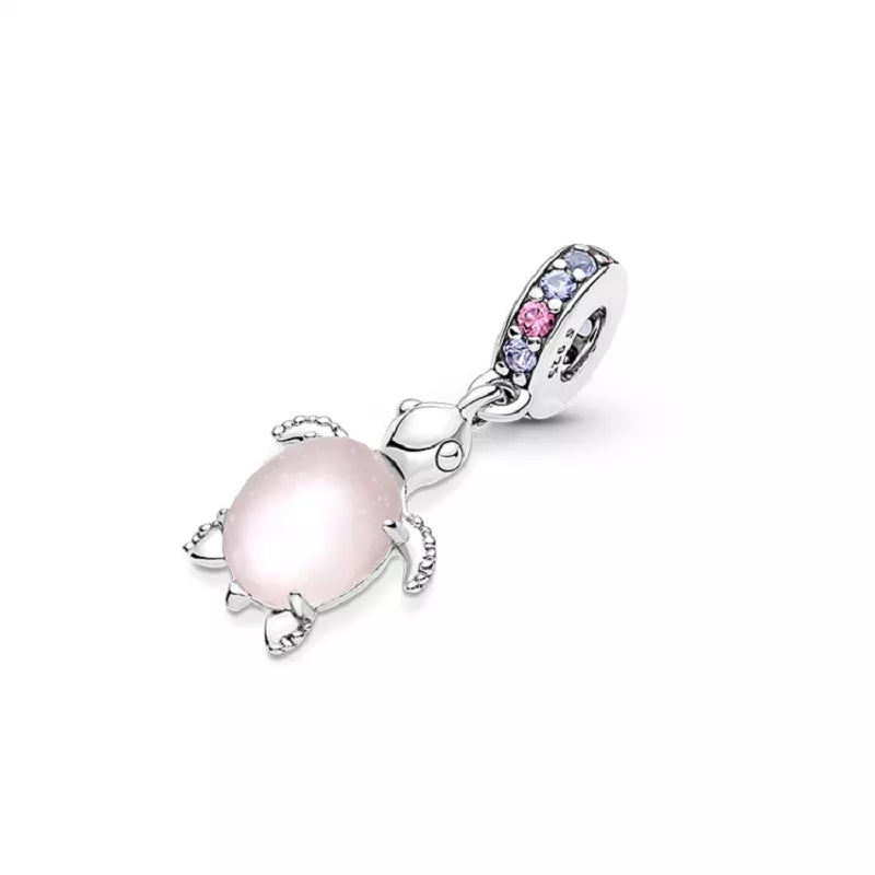 Pink Turtle Charm