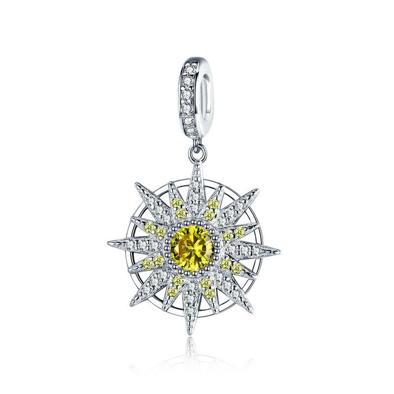 STERLING SILVER Sun Charm
