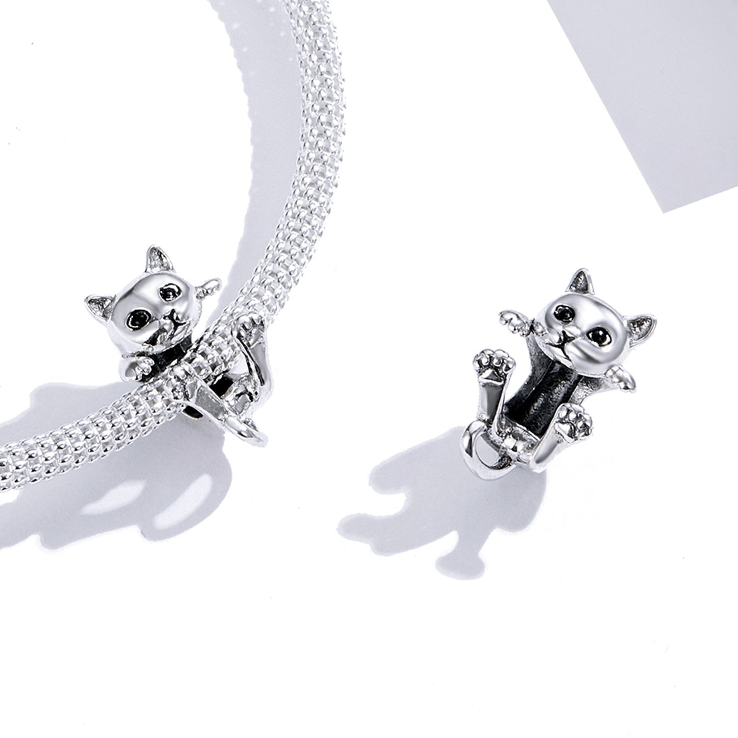 Hanging Cat Bead Charm
