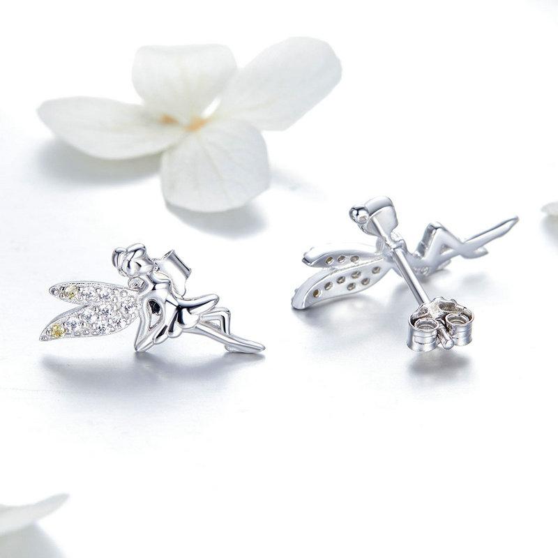 SPRING ELEVS 925 SILVER JEWELRY ZIRCON EARRINGS