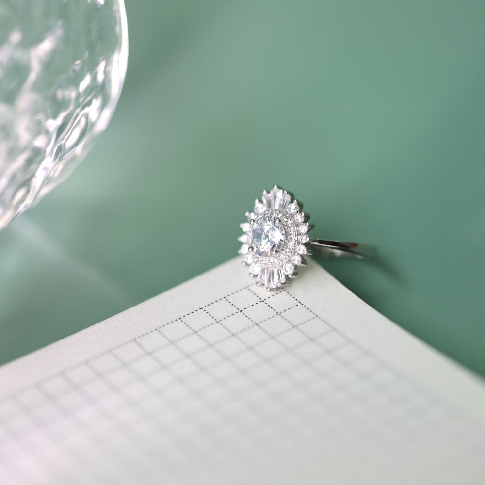 Vintage CZ Ring