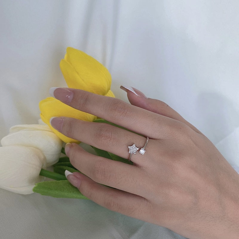 CZ and Star Ring
