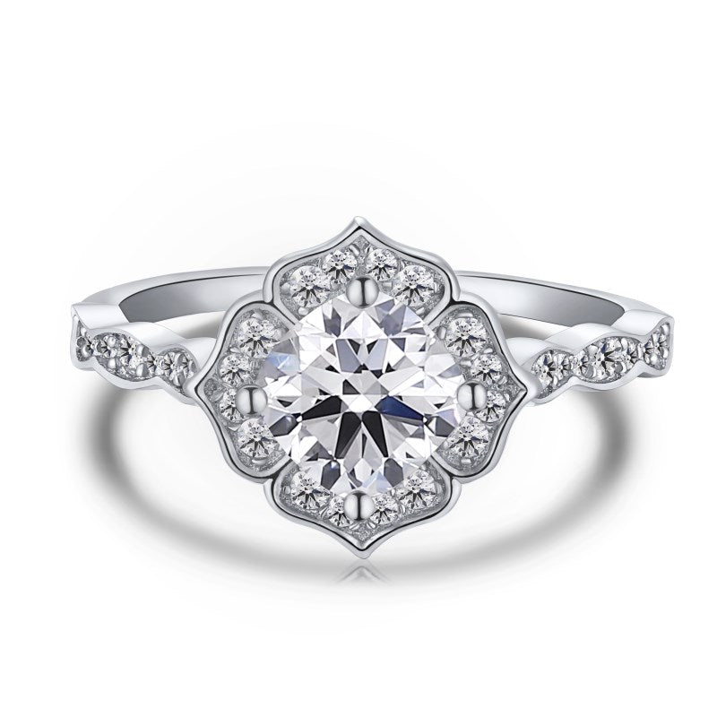 Clear CZ Vintage Ring