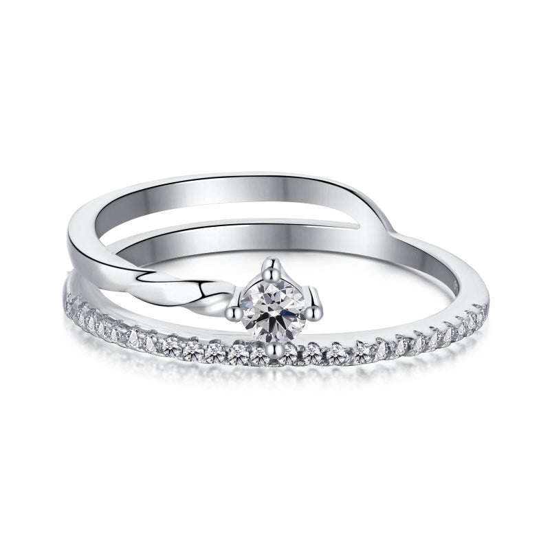 Spiral Solitaire Ring
