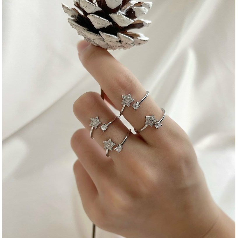 CZ and Star Ring