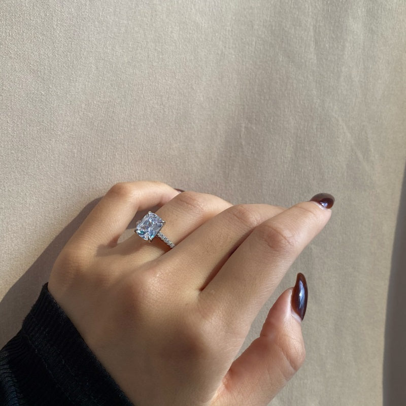 CZ Oval Ring