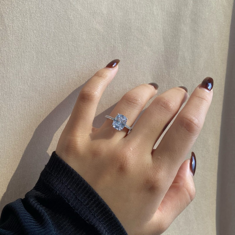 CZ Oval Ring