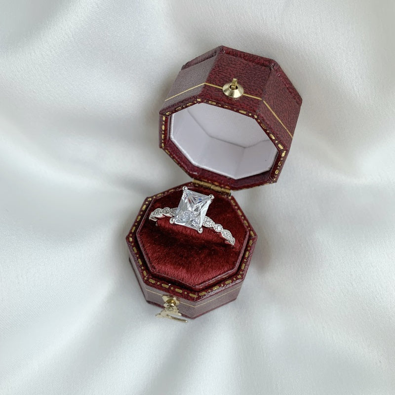 CZ Rectangle Ring