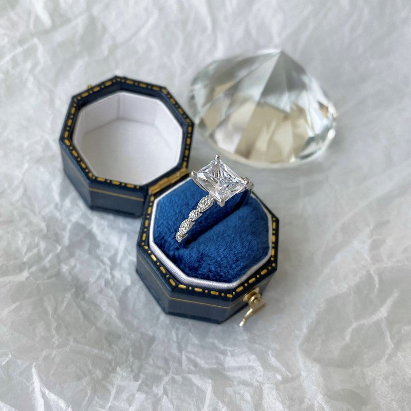 CZ Rectangle Ring