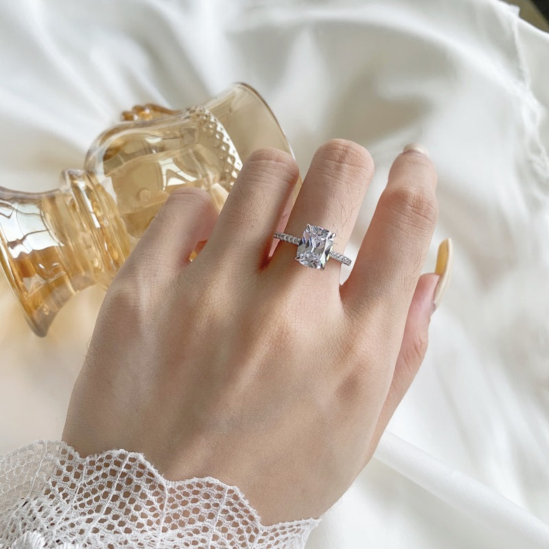 CZ Oval Ring