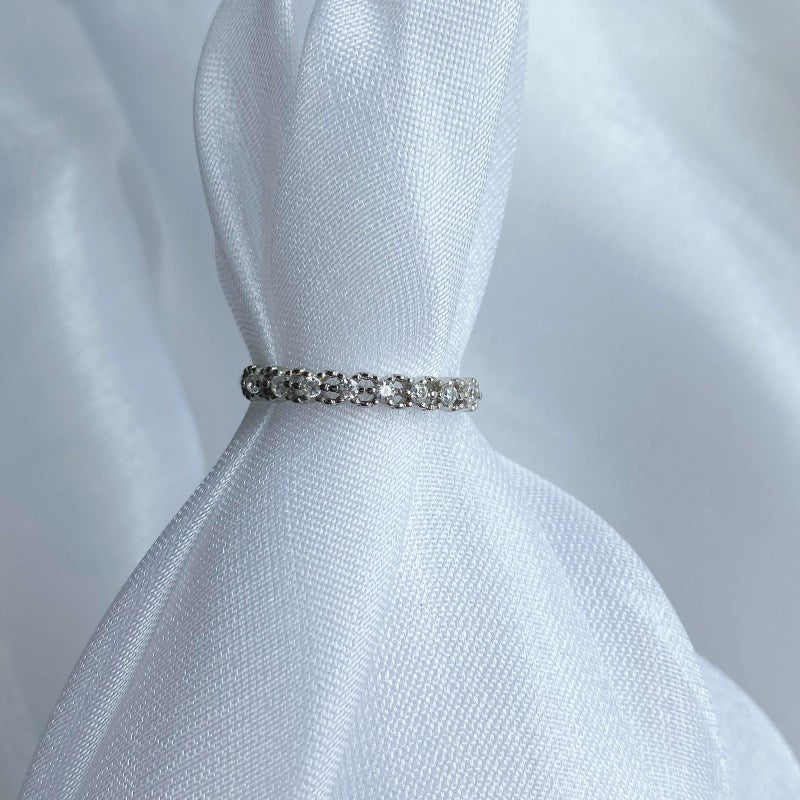 Round CZ Band
