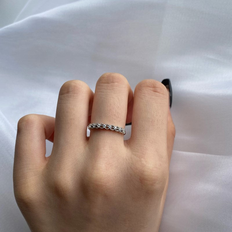 Round CZ Band