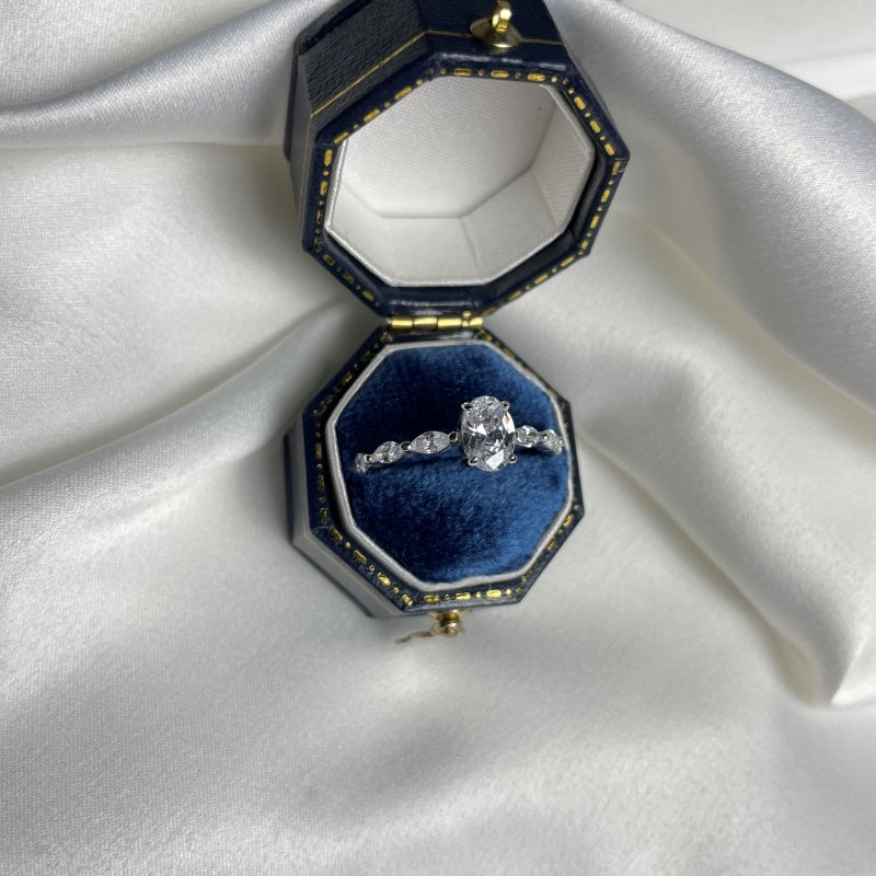 CZ Oval Ring