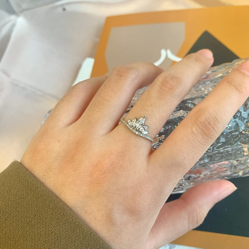 CZ Crown Ring