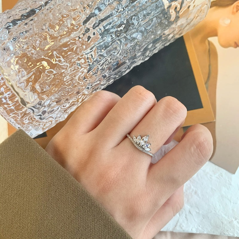 CZ Crown Ring