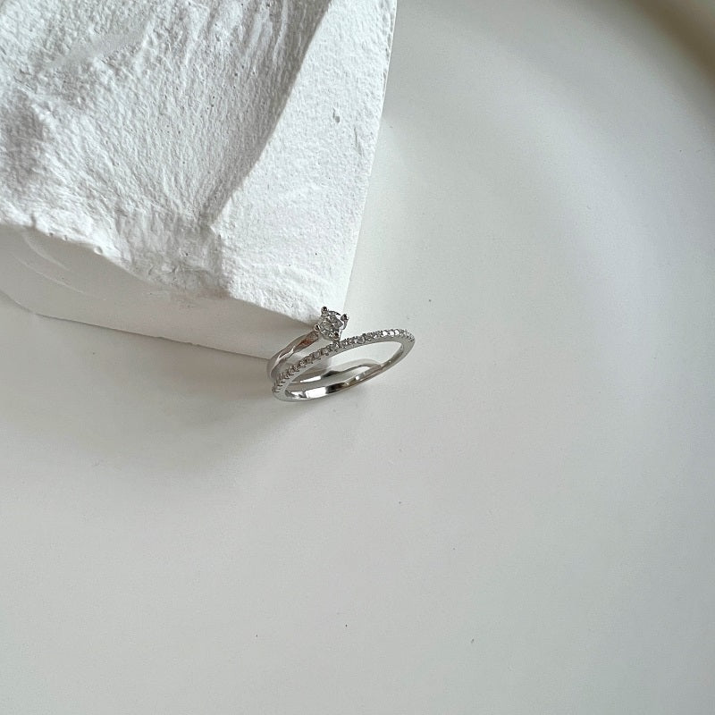 Spiral Solitaire Ring