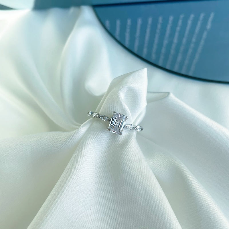 CZ Rectangle Ring
