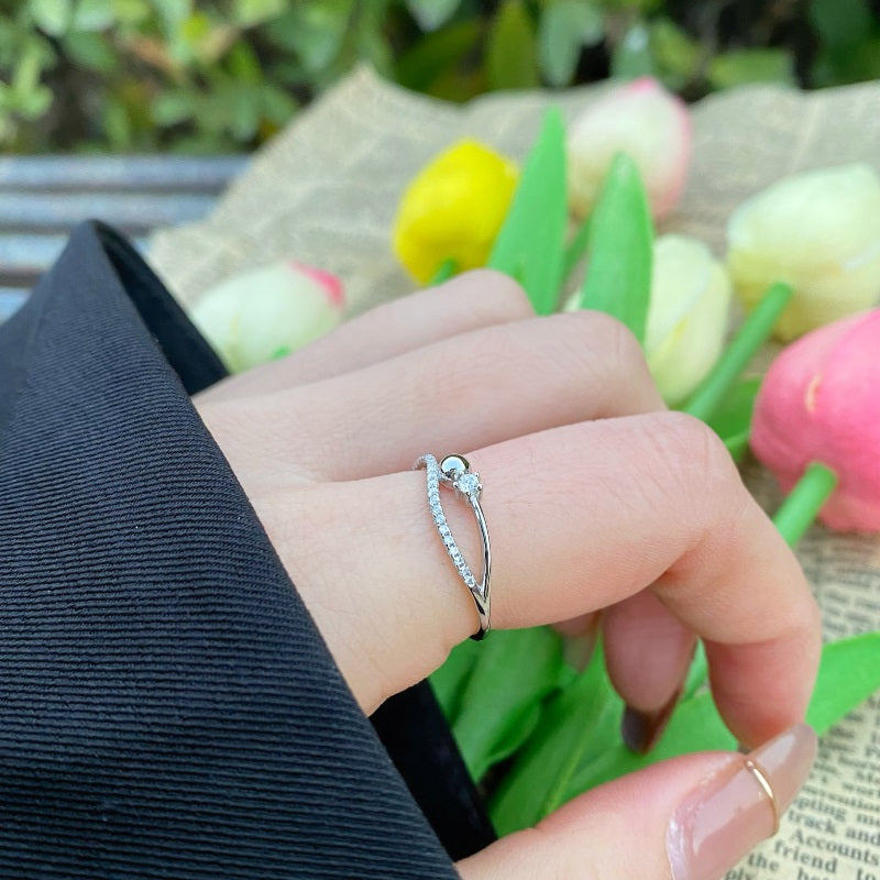 CZ Wave Ring