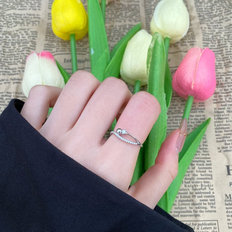 CZ Wave Ring