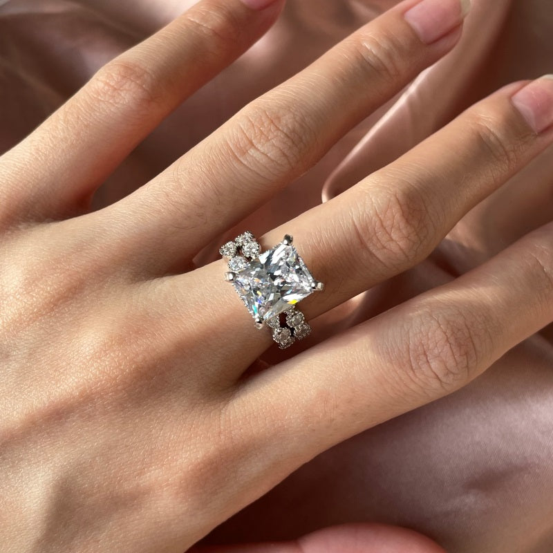 CZ Ring and Band Set