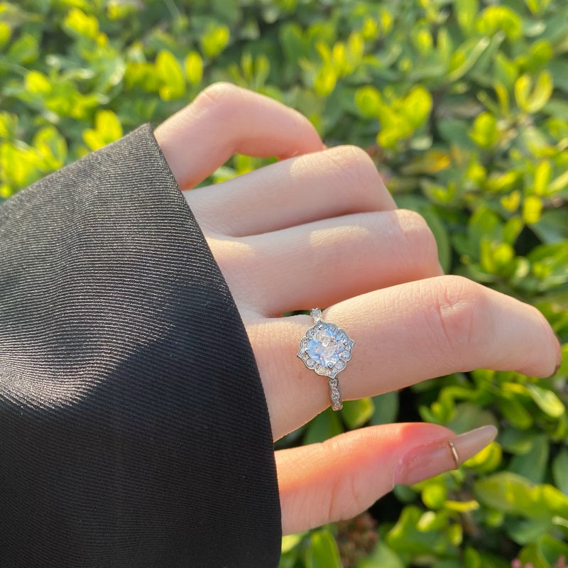Clear CZ Vintage Ring
