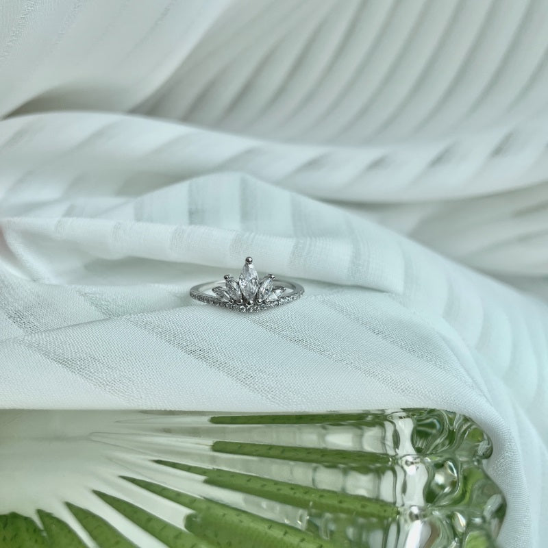 CZ Crown Ring