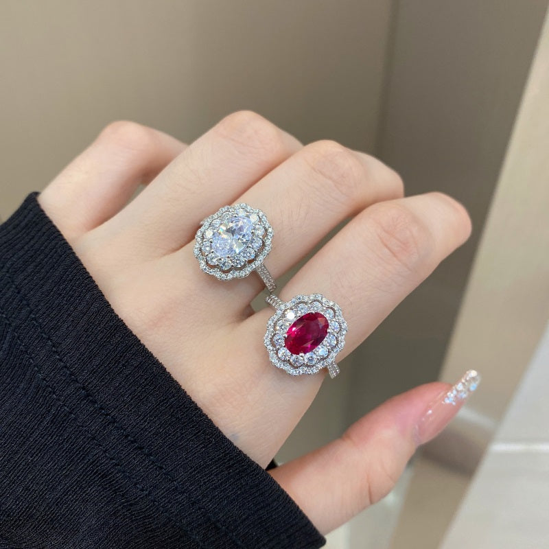 Oval Vintage CZ Ring