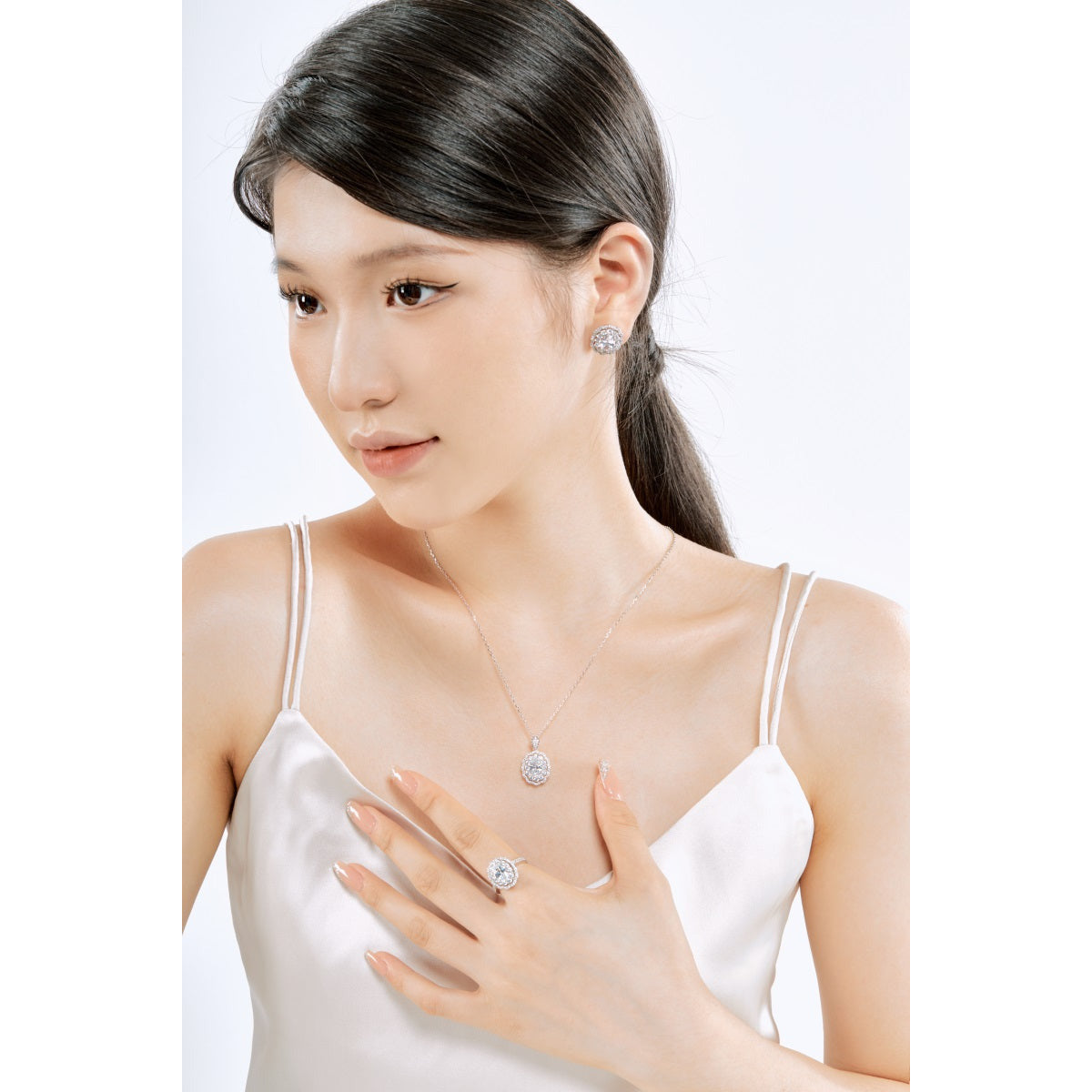 Oval Vintage CZ Ring