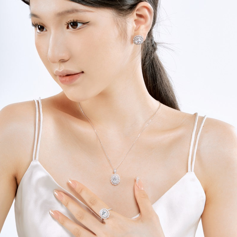 Oval Vintage CZ Ring