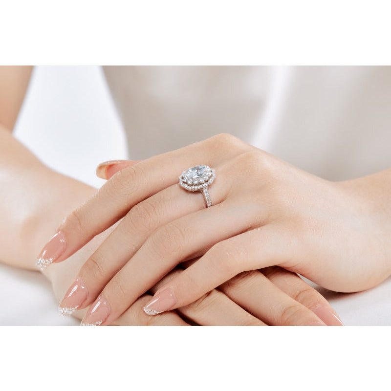 Oval Vintage CZ Ring