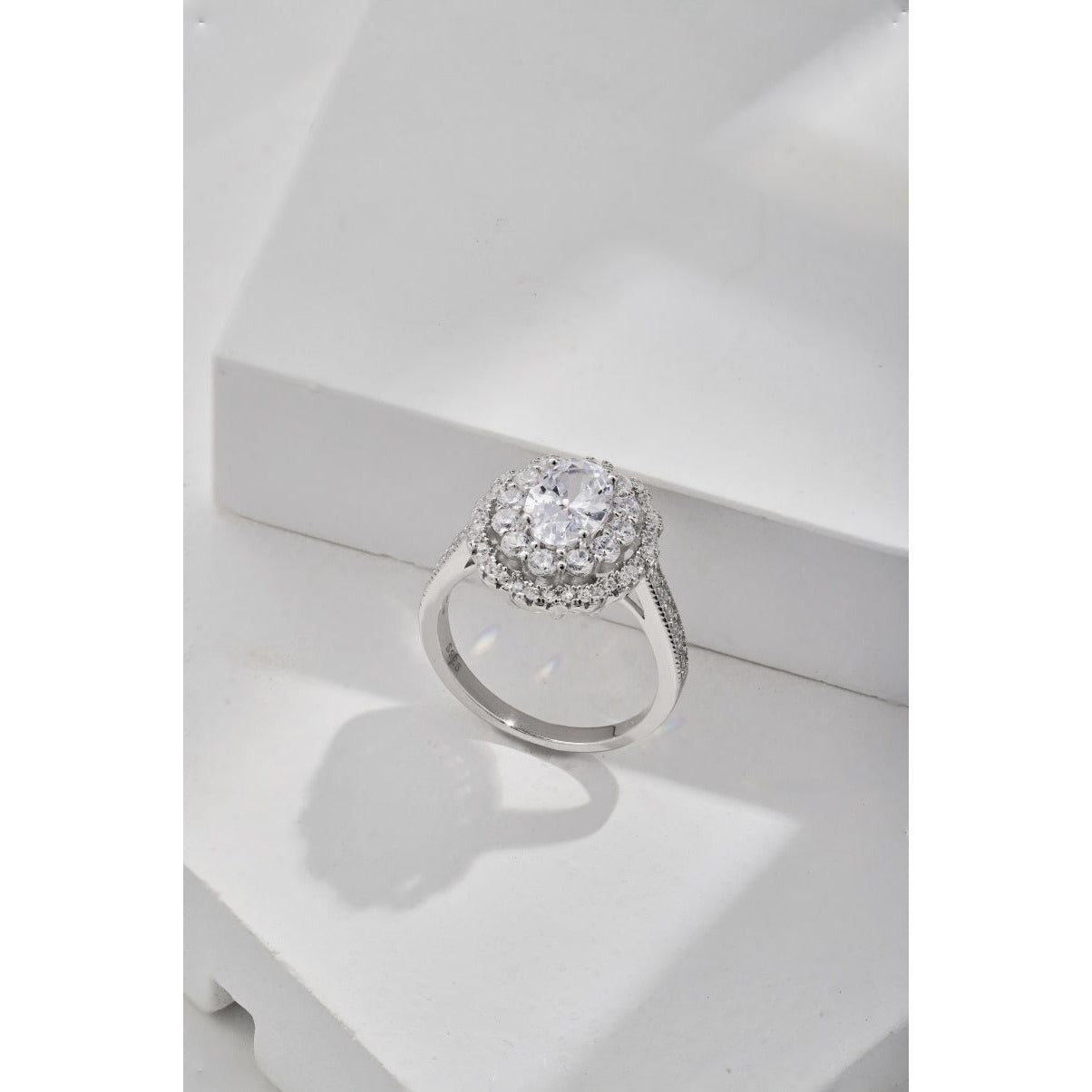 Oval Vintage CZ Ring