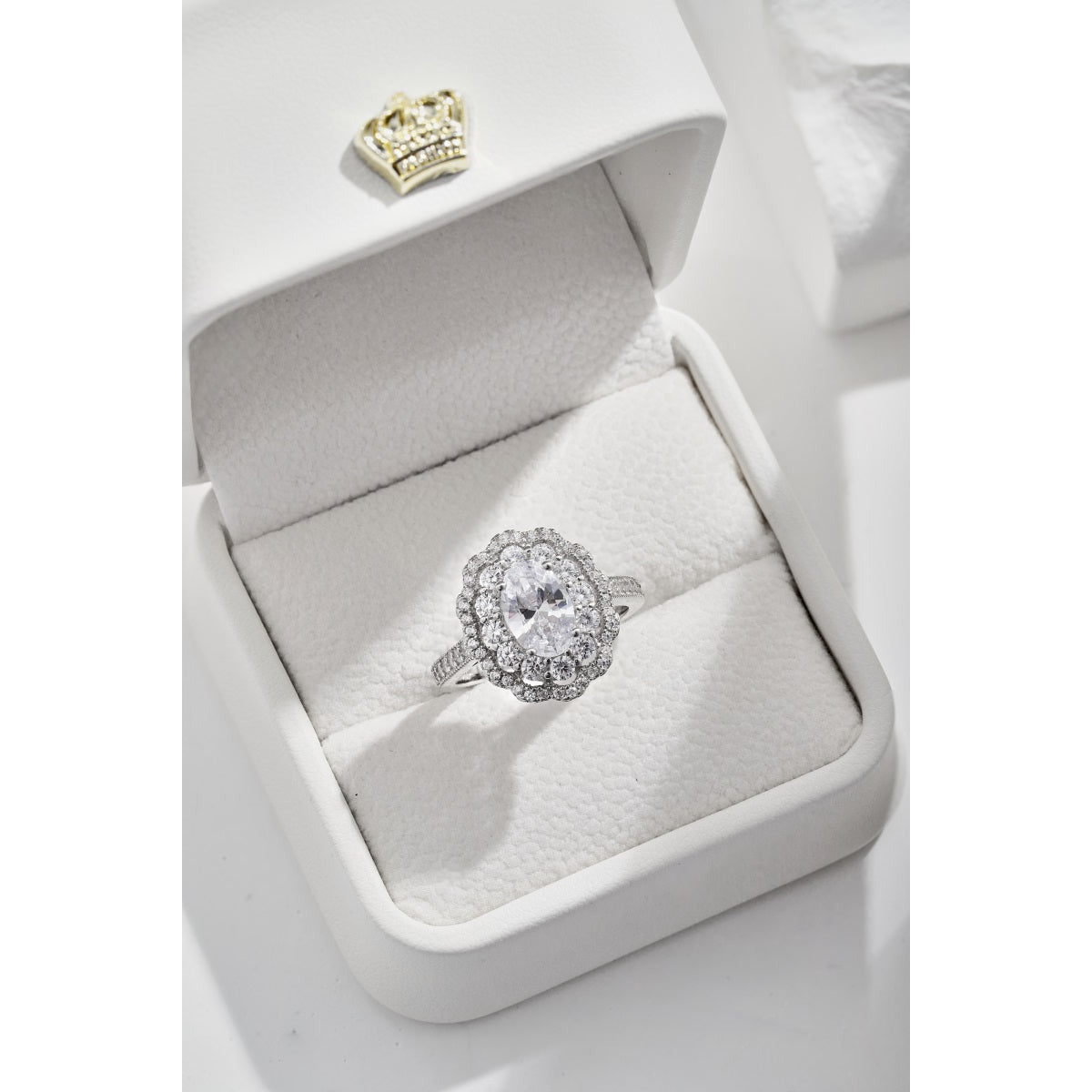 Oval Vintage CZ Ring
