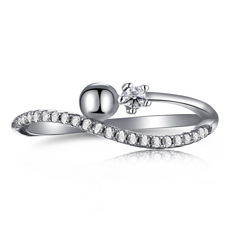 CZ Wave Ring