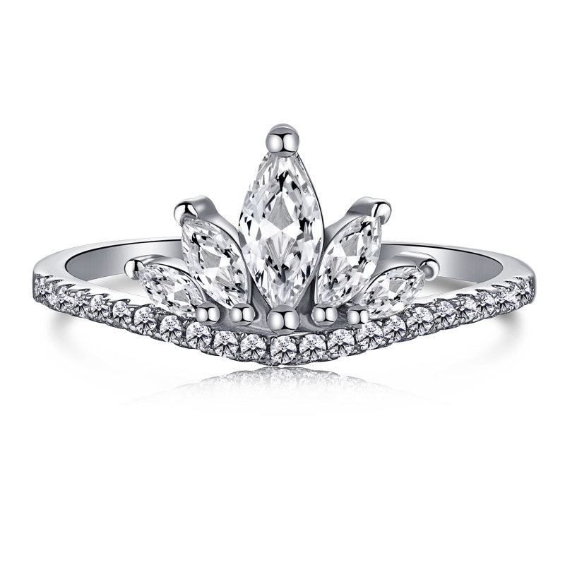 CZ Crown Ring