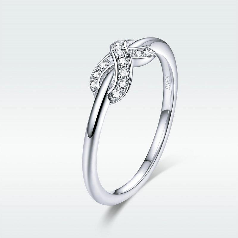 Clear CZ Infinity Ring