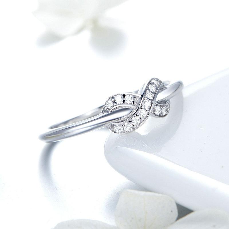 Clear CZ Infinity Ring